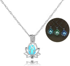 Lichtgevende lotus ketting