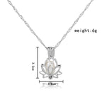 Lichtgevende lotus ketting