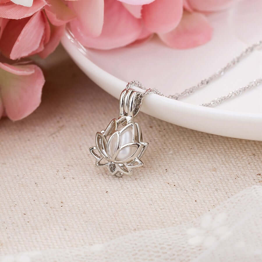 Lichtgevende lotus ketting