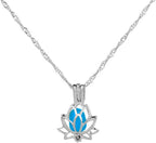 Lichtgevende lotus ketting