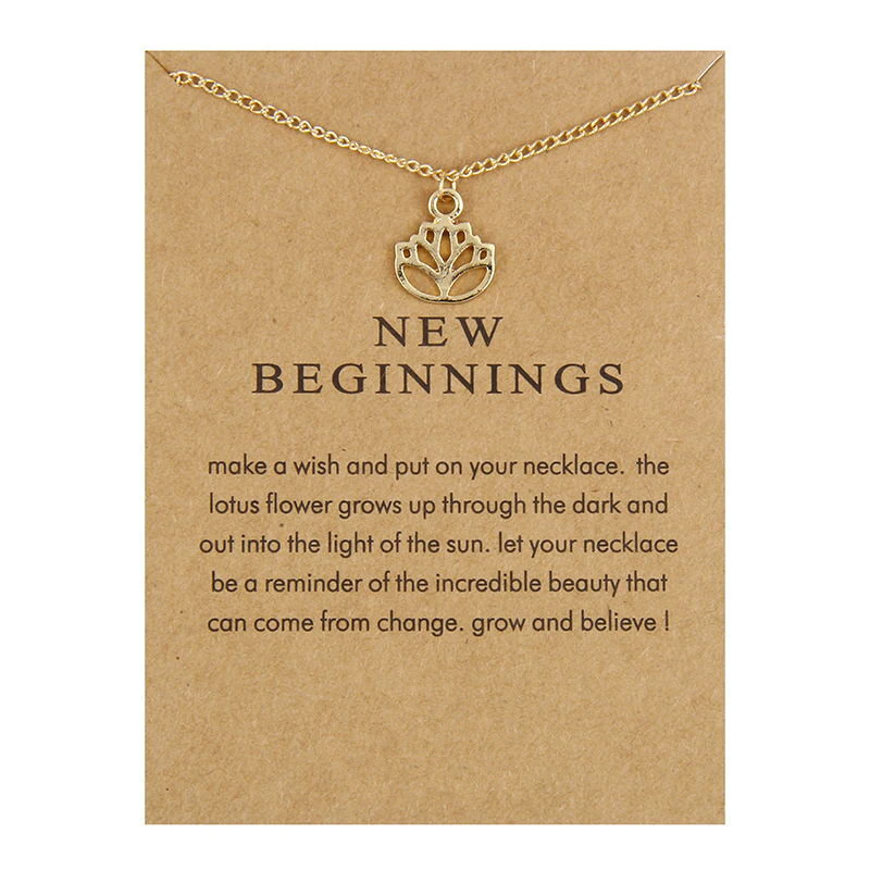 Geluks lotus ketting