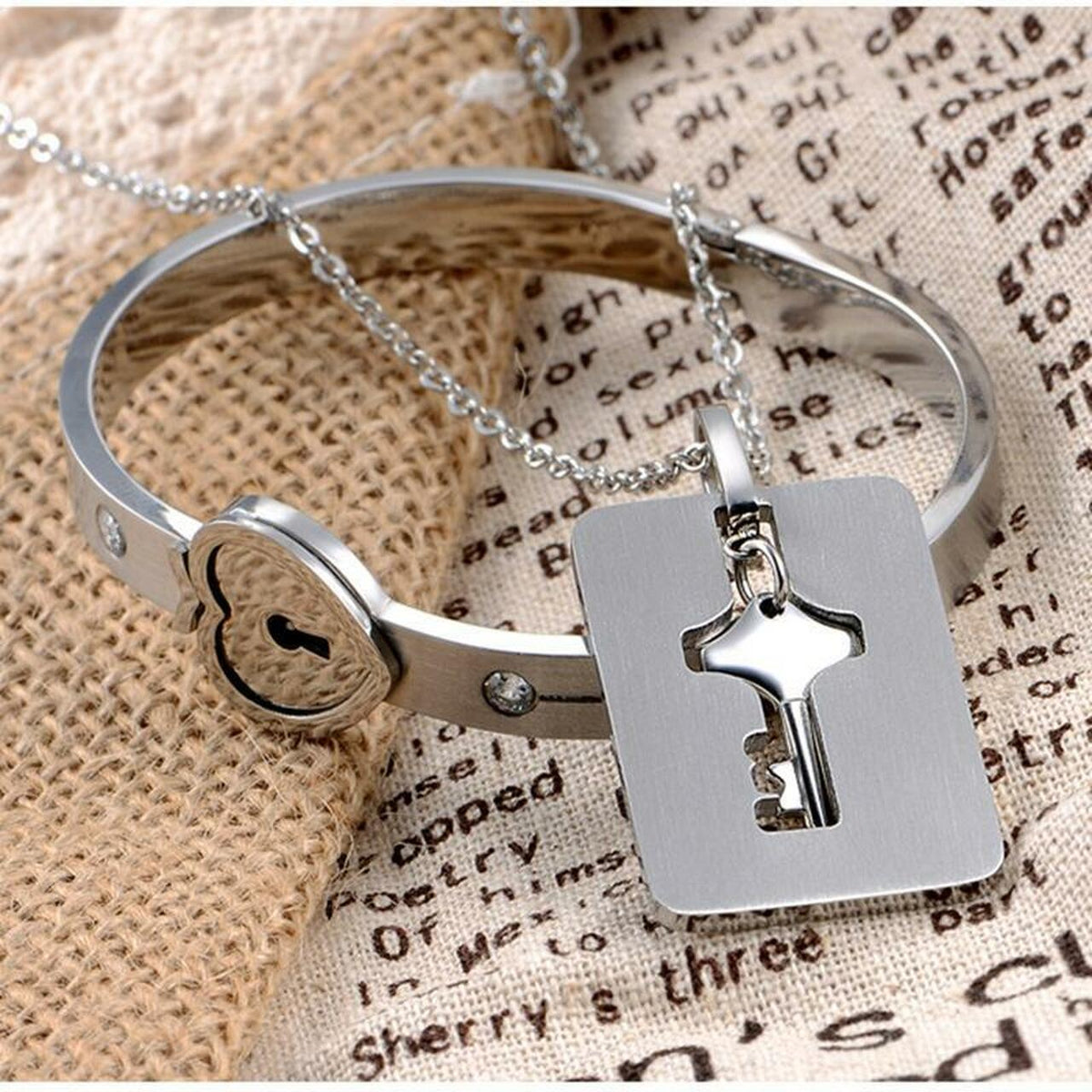 Sieraden set Love lock