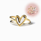 Zilveren ring – Love ring