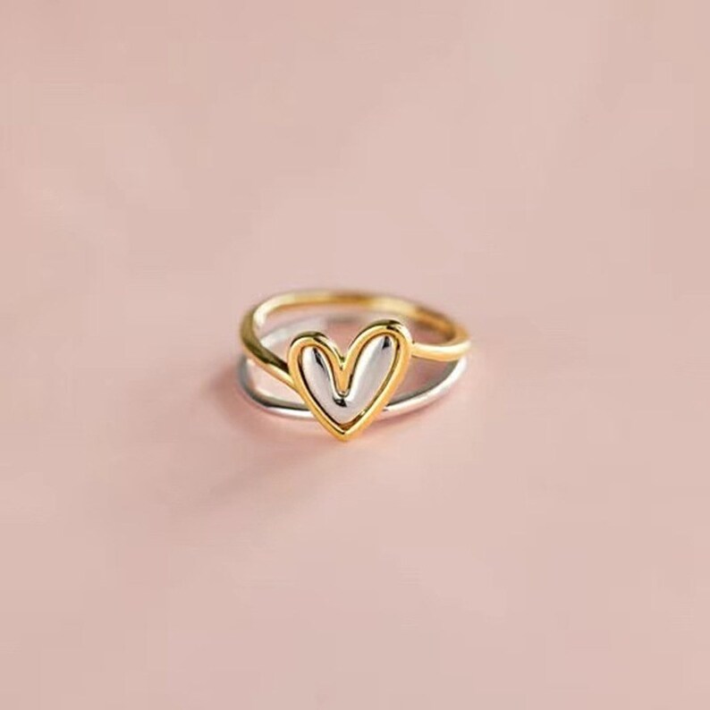 Zilveren ring – Love ring