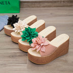 Fleurige schoeisel voor dames