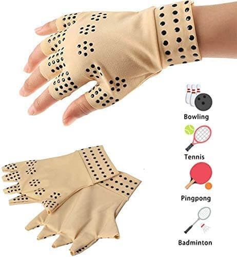 Compressie therapie handschoenen met magneten