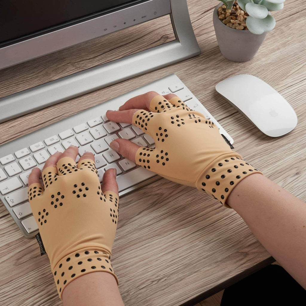 Compressie therapie handschoenen met magneten