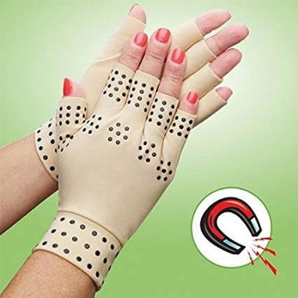 Compressie therapie handschoenen met magneten