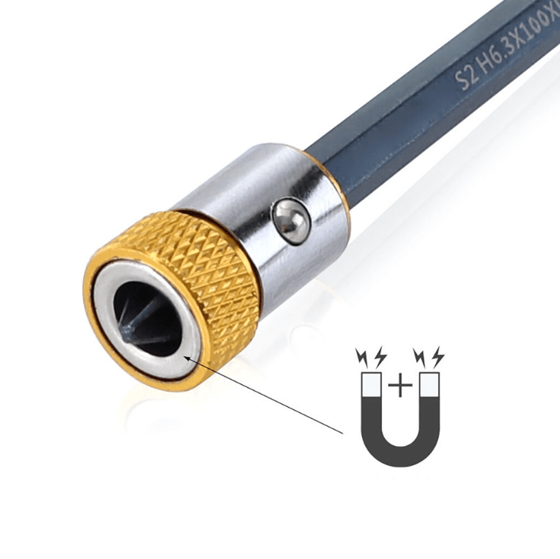 Schroevendraaier kop magnetisch ring