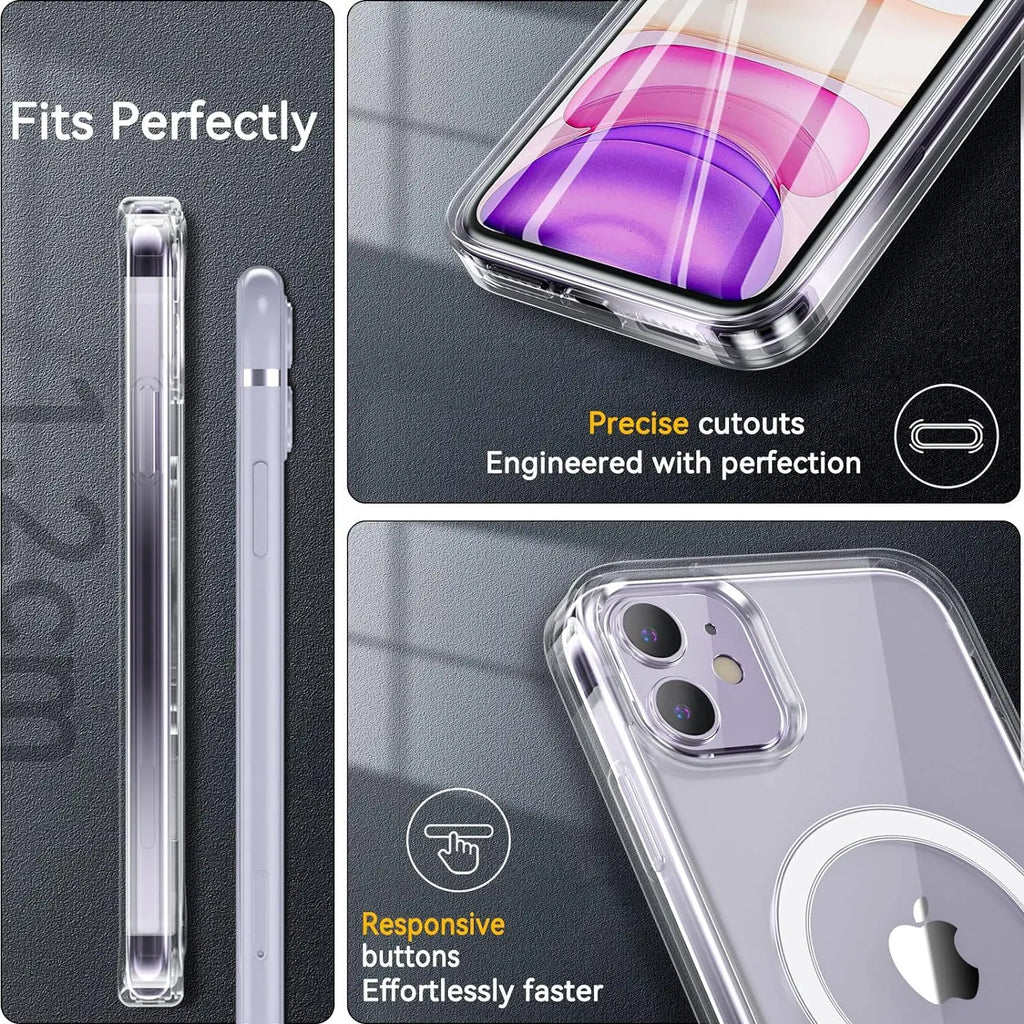 Magnetische iphone hoes met glas