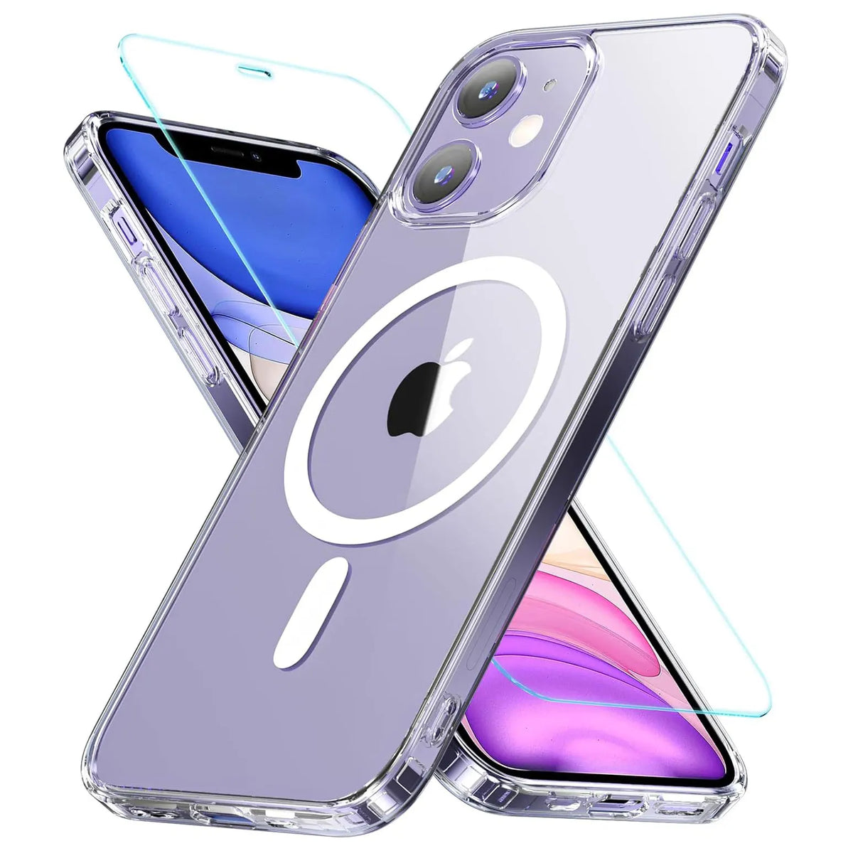 Magnetische iphone hoes met glas