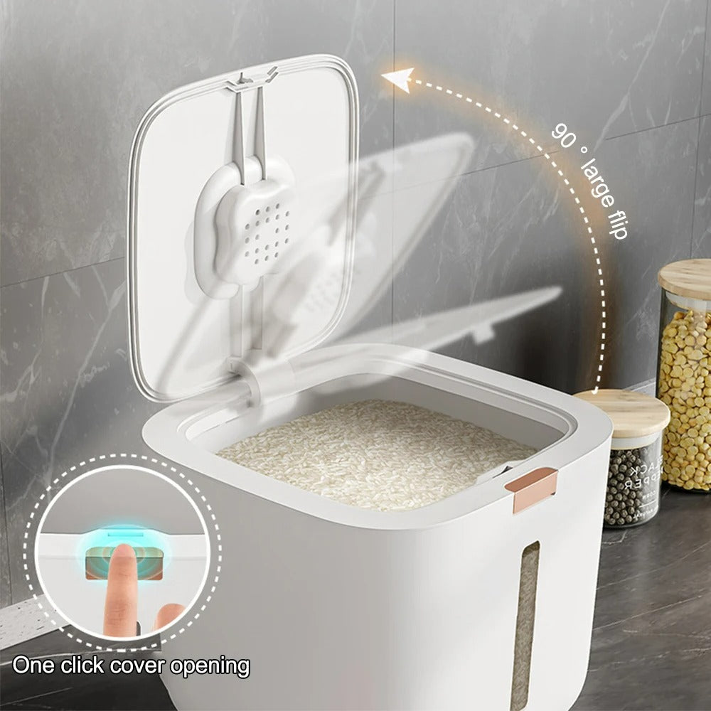 Luchtdichte graandispenser met deksel (5–10 kg)