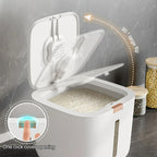 Luchtdichte graandispenser met deksel (5–10 kg)
