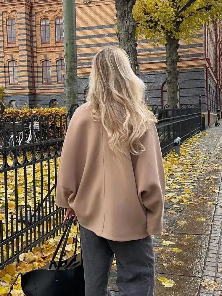 Oversized stijlvolle damesjas