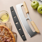 Grote pizzasnijder met gebogen roestvrijstalen mes (35 cm)
