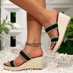Dames zomersandalen met steunzool