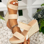 Dames zomersandalen met steunzool