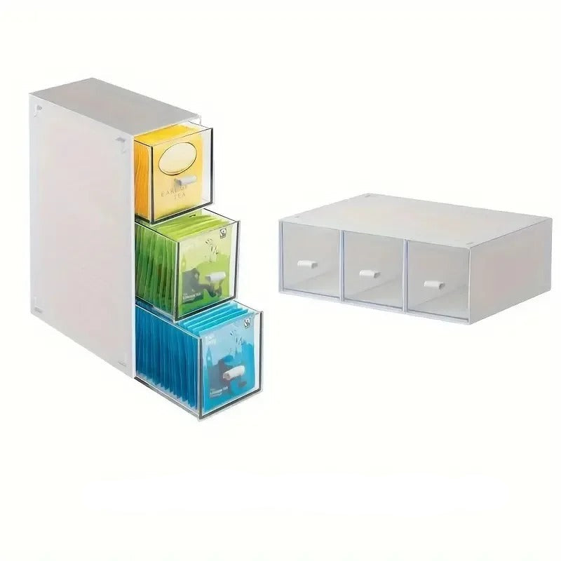 Thee & keuken organizer met lade