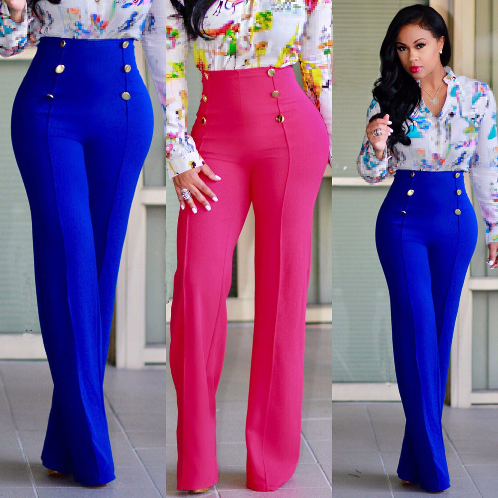 Broek met hoge taille — afbeelding 1