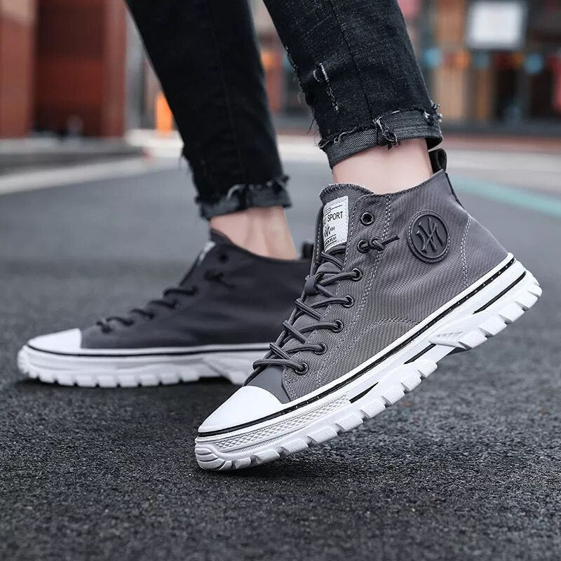 Urban canvas sneakers voor heren