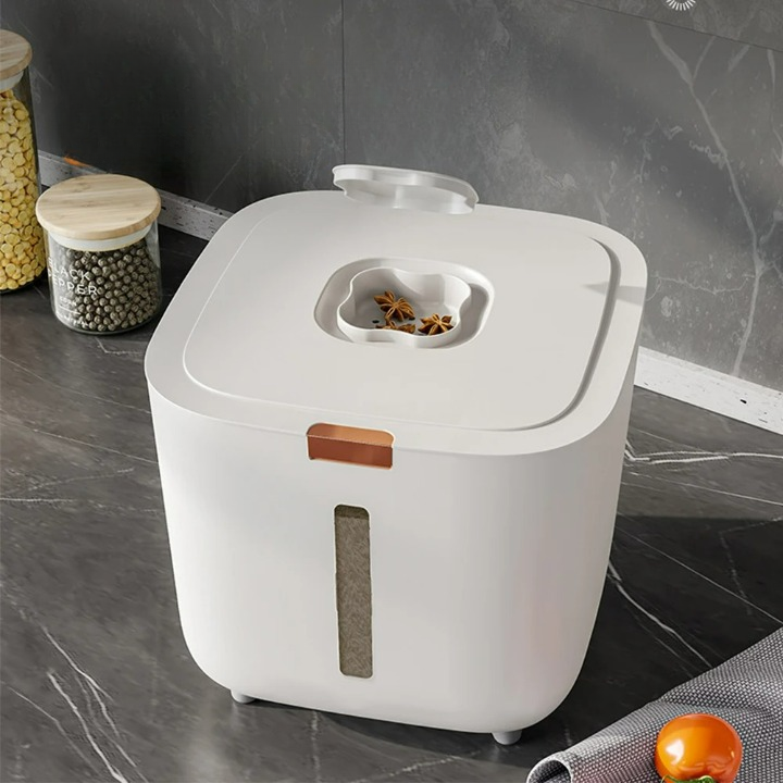 Luchtdichte graandispenser met deksel (5–10 kg)