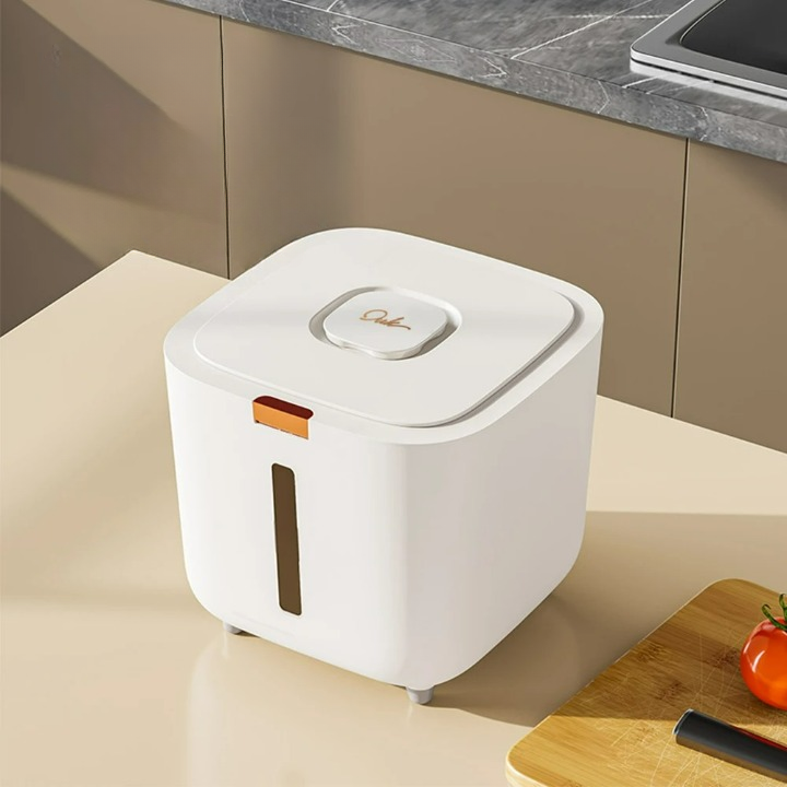 Luchtdichte graandispenser met deksel (5–10 kg)