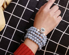 Mala-armband met fluoriet