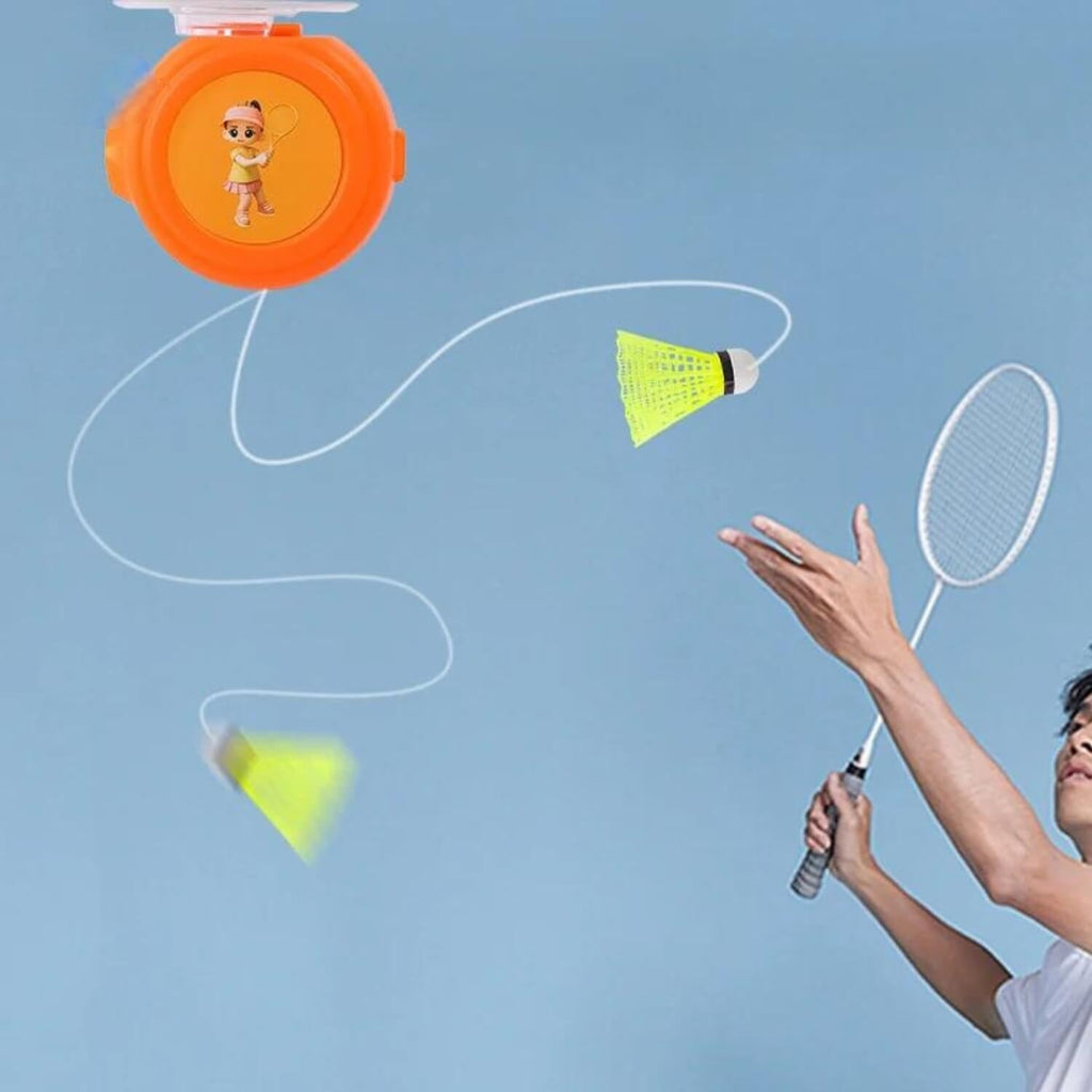 Indoor badmintontrainer voor solo training