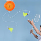 Indoor badmintontrainer voor solo training