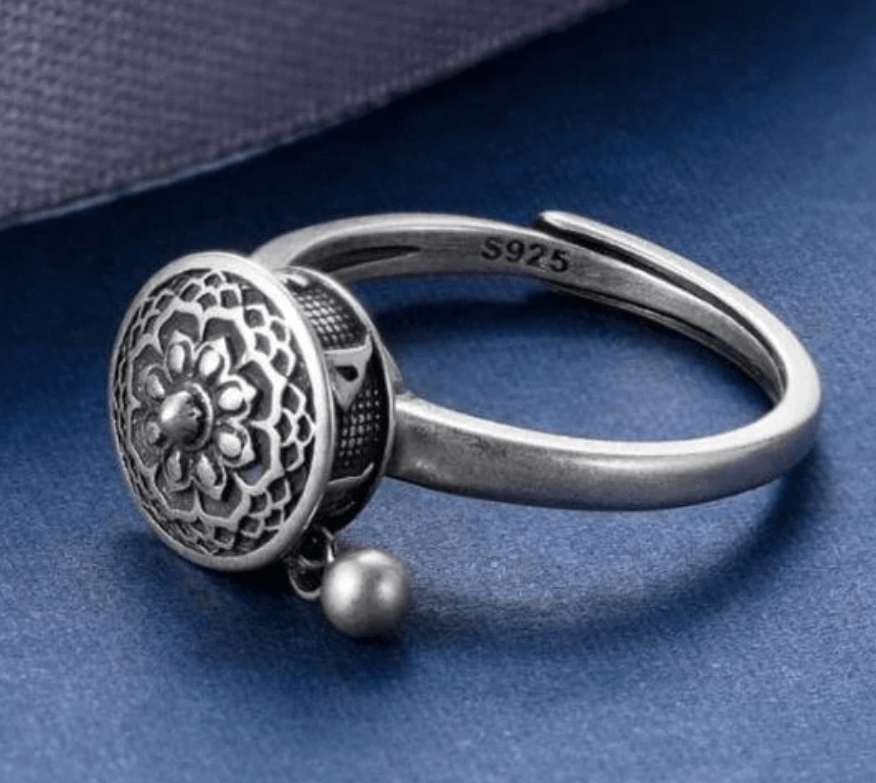 Mantra gebedsmolen ring
