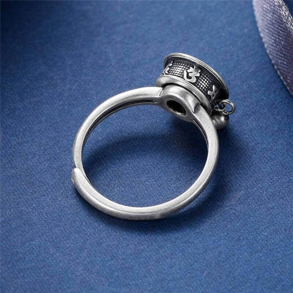 Mantra gebedsmolen ring