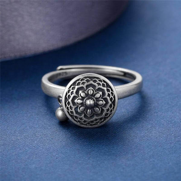 Mantra gebedsmolen ring