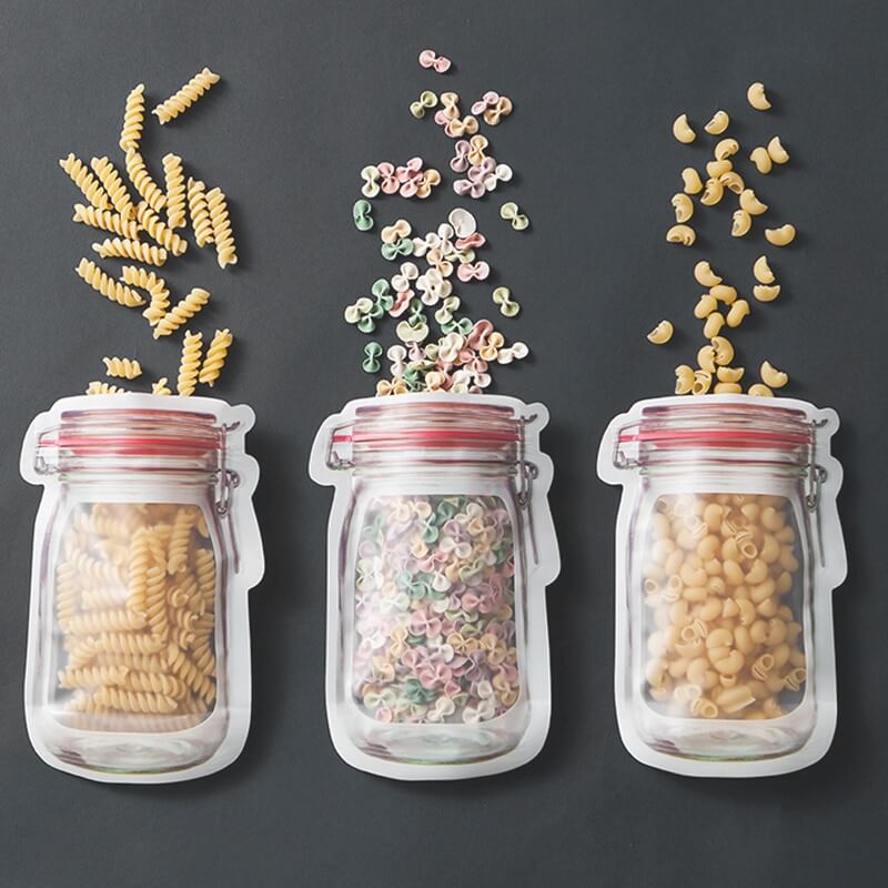 Life food – herbruikbare potten zakjes