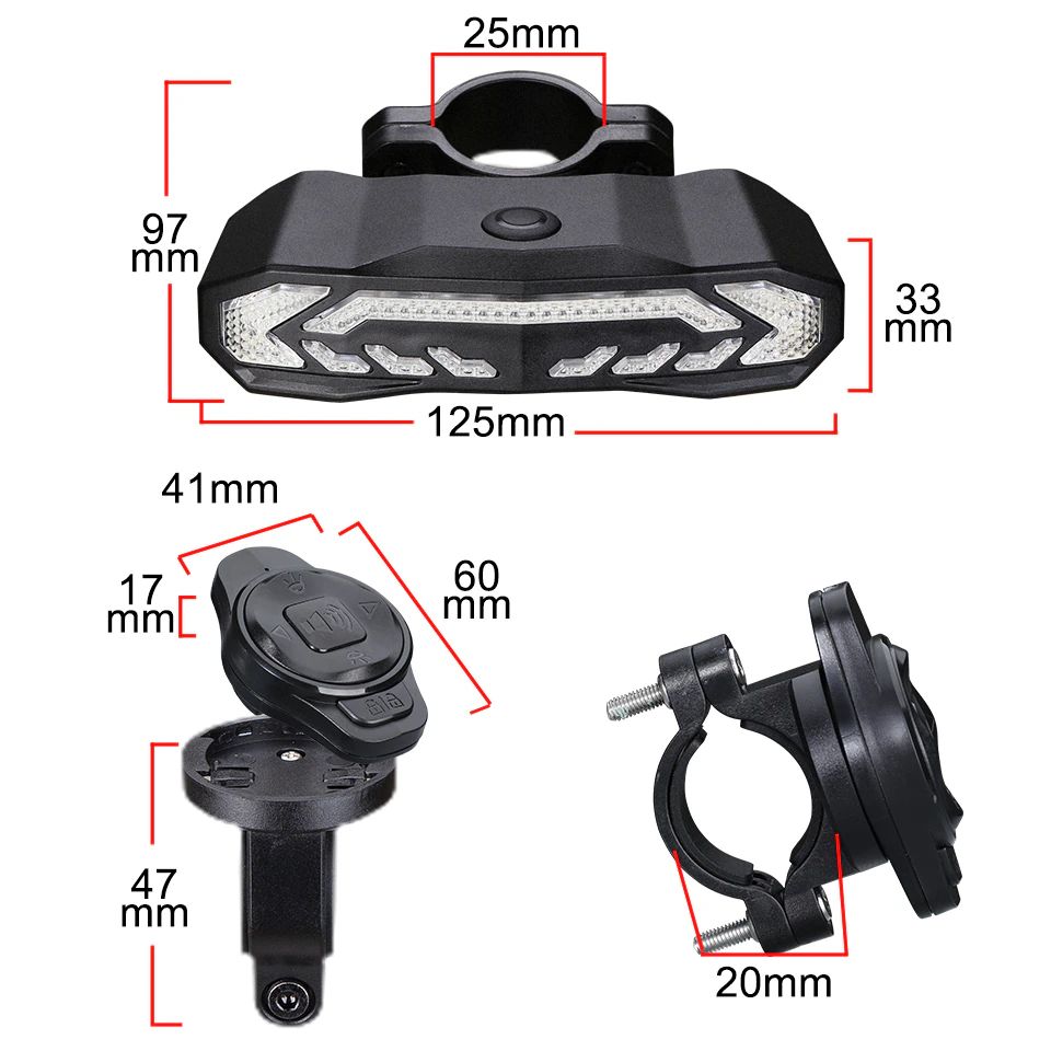 Smart achterlichtalarm