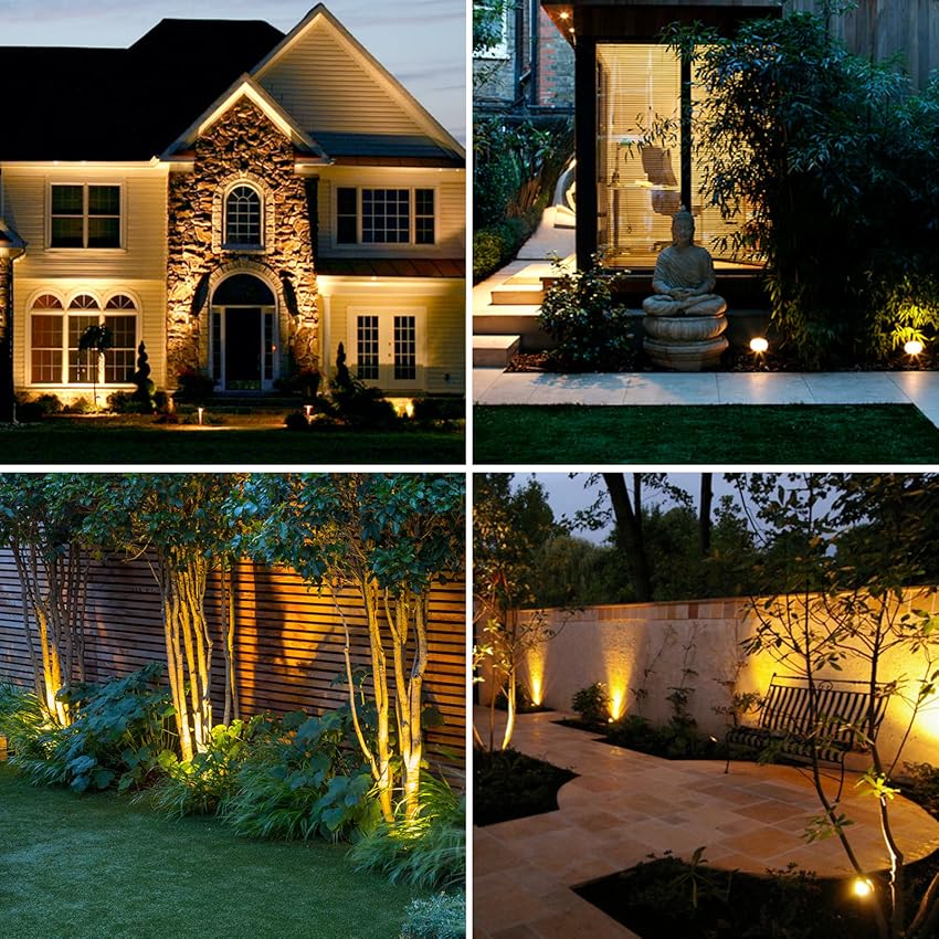 Tuinspot op zonne-energie met 9 LED-kleuren