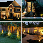 Tuinspot op zonne-energie met 9 LED-kleuren