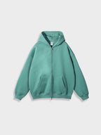Oversized vest met rits