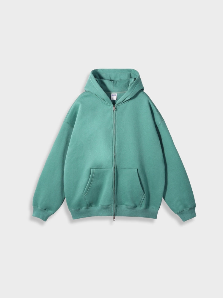 Oversized vest met rits