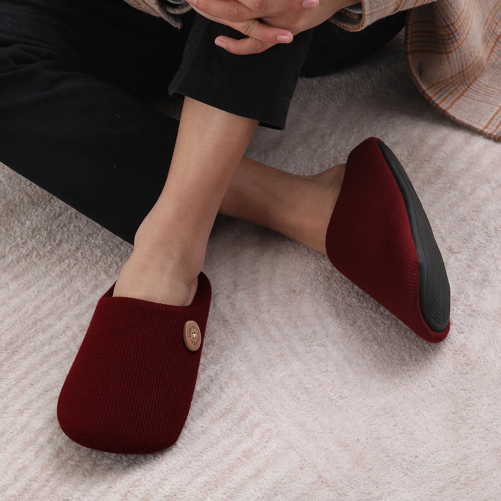 Memory foam comfort pantoffels