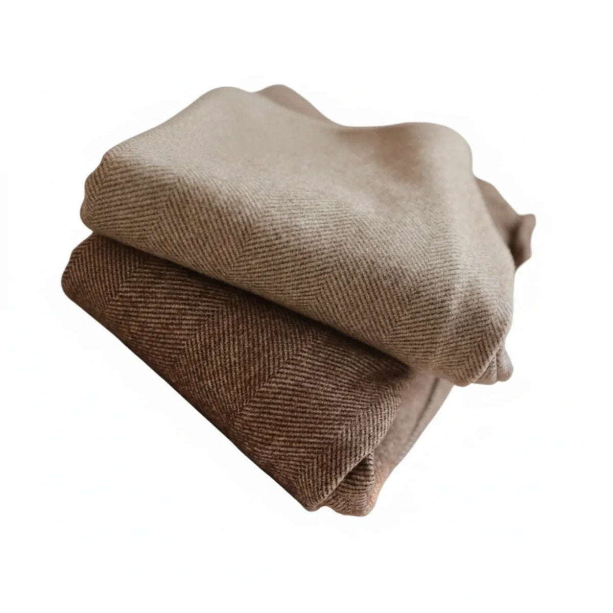 Alvin | Rechte herenpantalon met visgraatpatroon