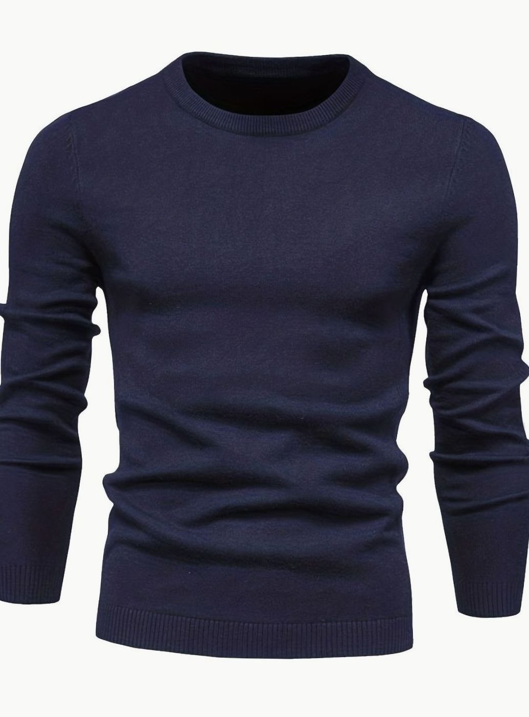 Claudio | Slimfit herentrui met ronde hals