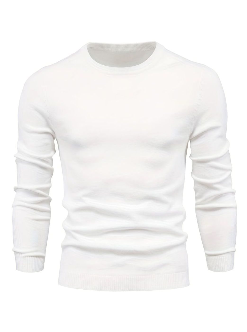 Claudio | Slimfit herentrui met ronde hals