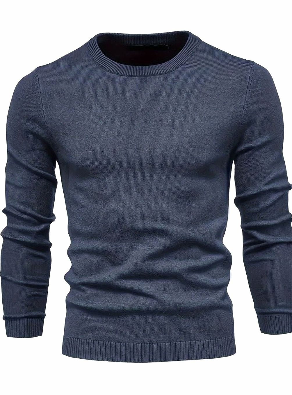 Claudio | Slimfit herentrui met ronde hals
