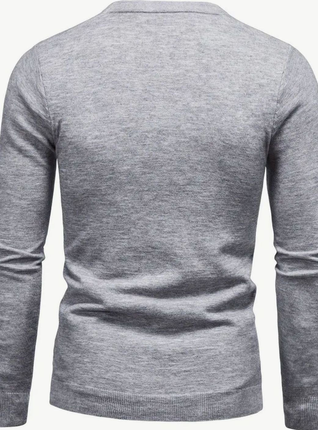 Claudio | Slimfit herentrui met ronde hals