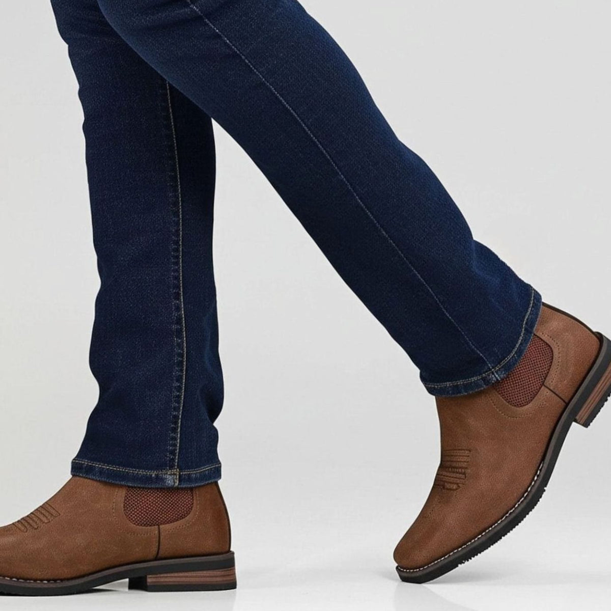 Chelsea boots voor heren van imitatieleer