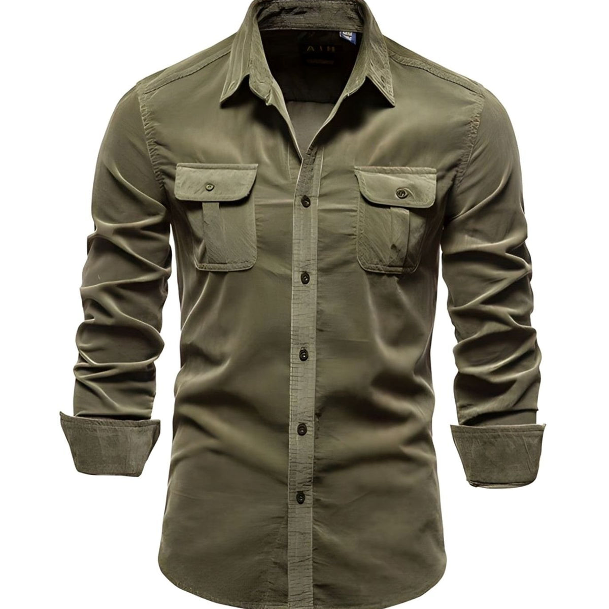 Jonathan | Herenoverhemd met borstzakken en corduroydetails