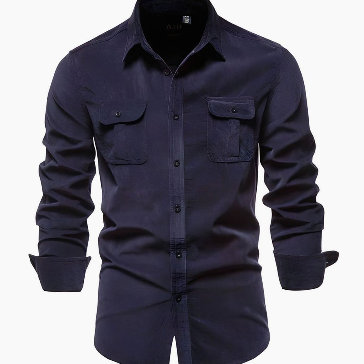 Jonathan | Herenoverhemd met borstzakken en corduroydetails