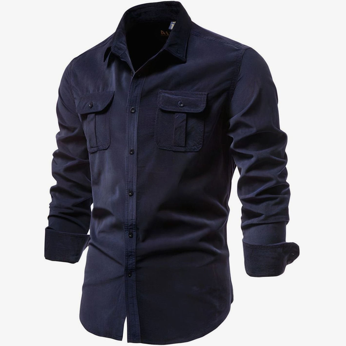 Jonathan | Herenoverhemd met borstzakken en corduroydetails