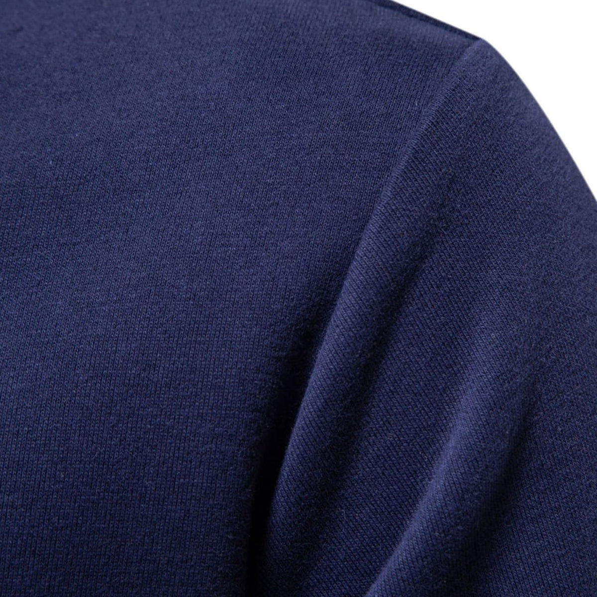 Gary | Gebreide herenpullover met polokraag en ribboorden
