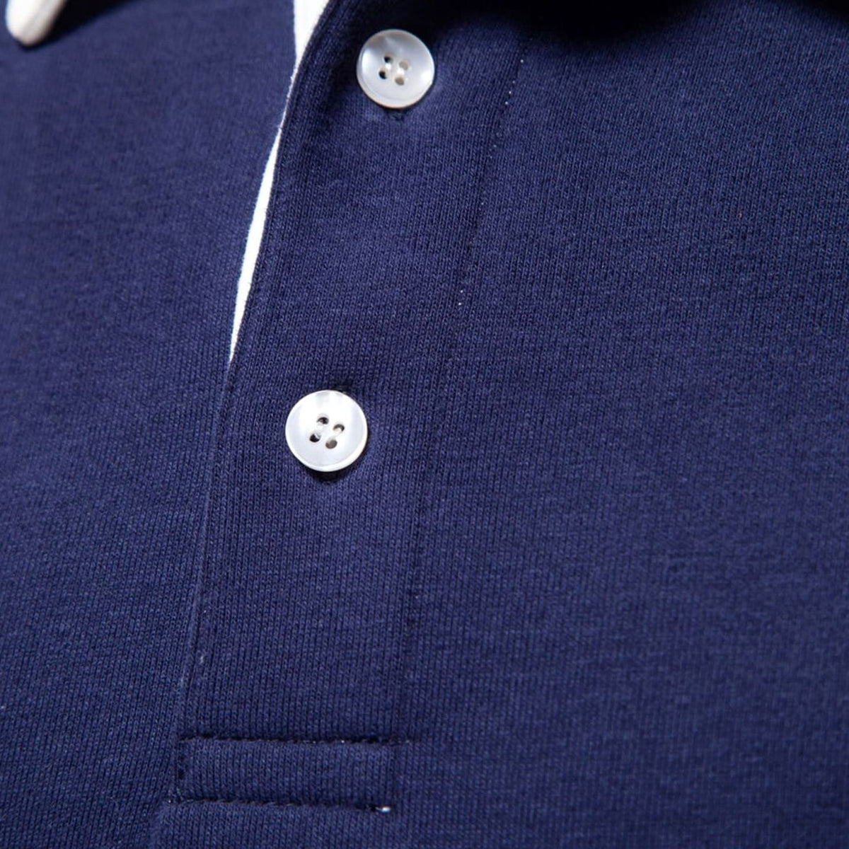 Gary | Gebreide herenpullover met polokraag en ribboorden